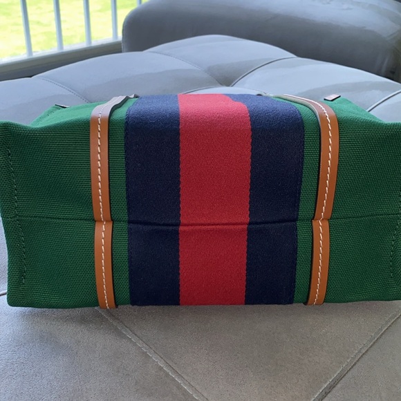 GUCCI Interlocking GG Web Canvas Tote - Picture 4 of 16